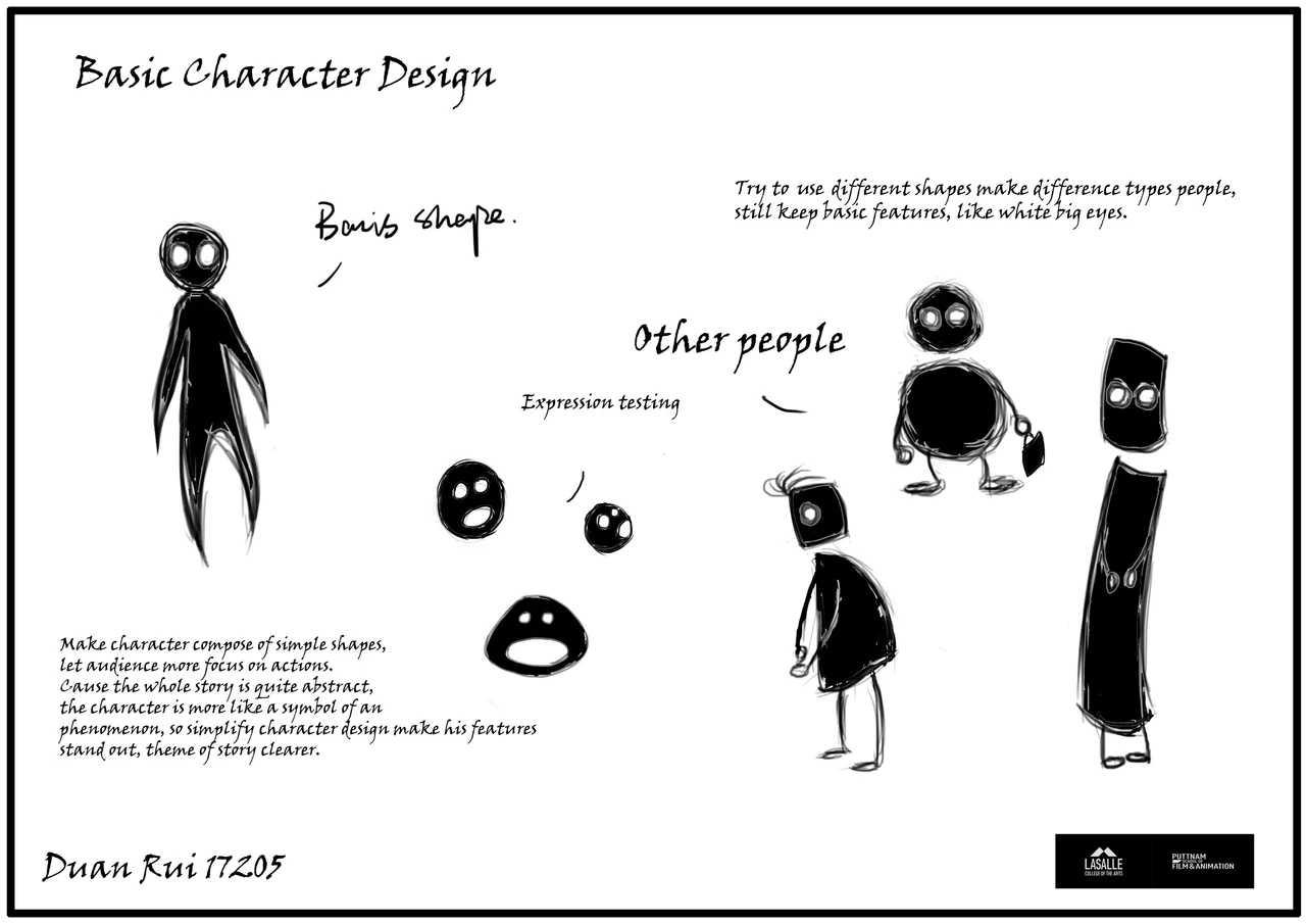 Character proportion and detail studies