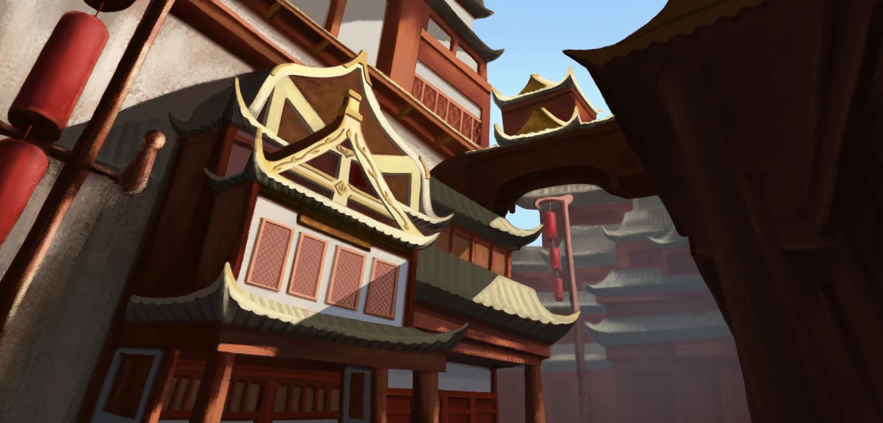 Chinese architectural color study