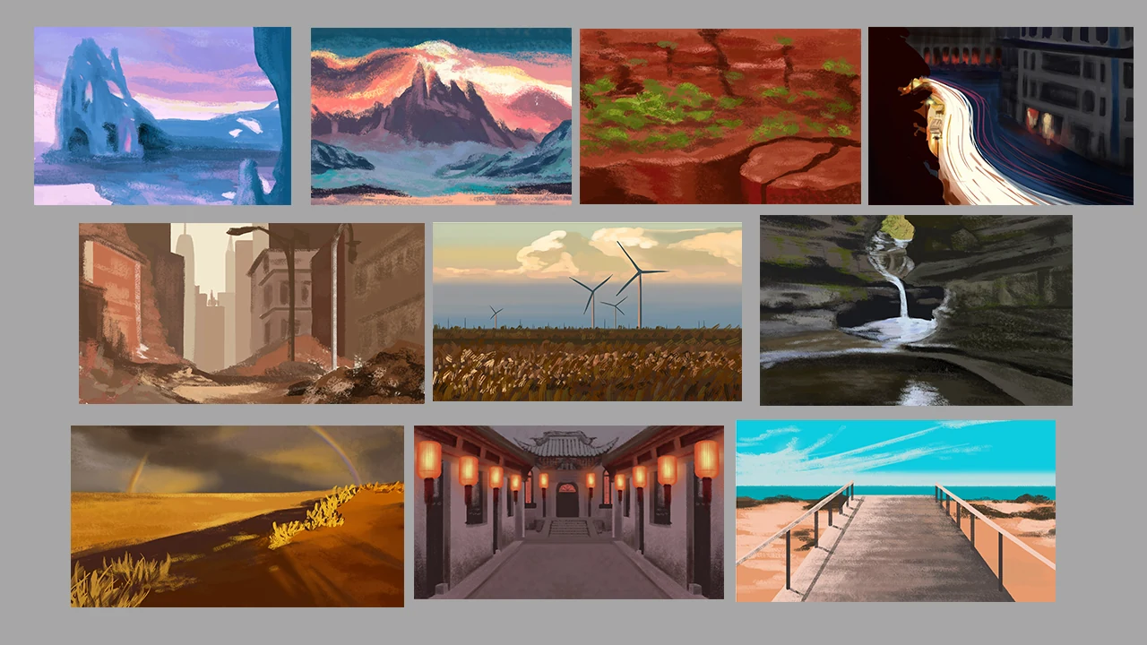 Environment color study collection
