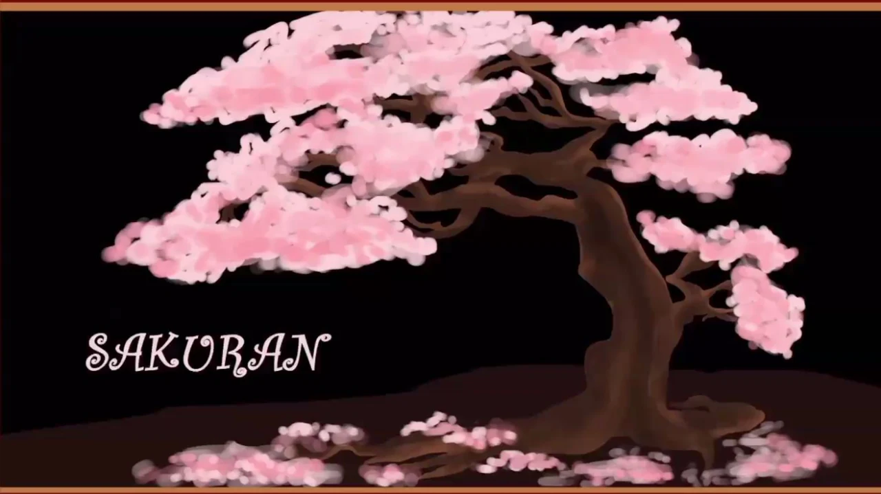 Sakuran title animation frame