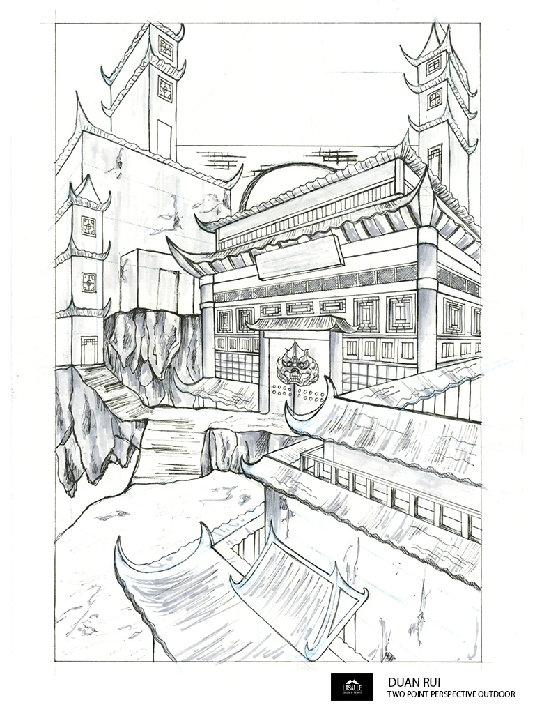 Outdoor street perspective