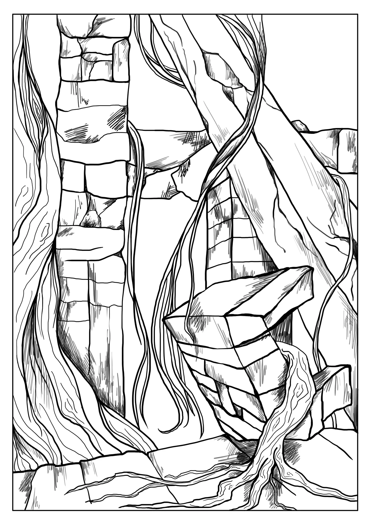 Vertical environment composition