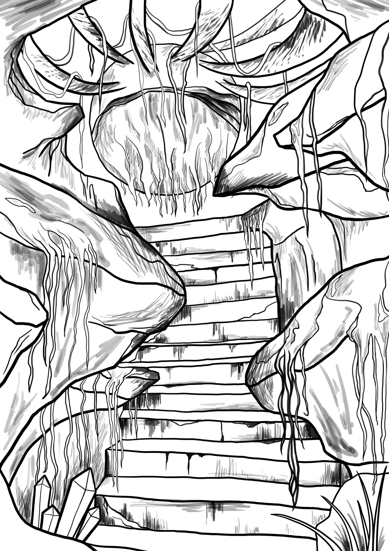 Stairway environment composition
