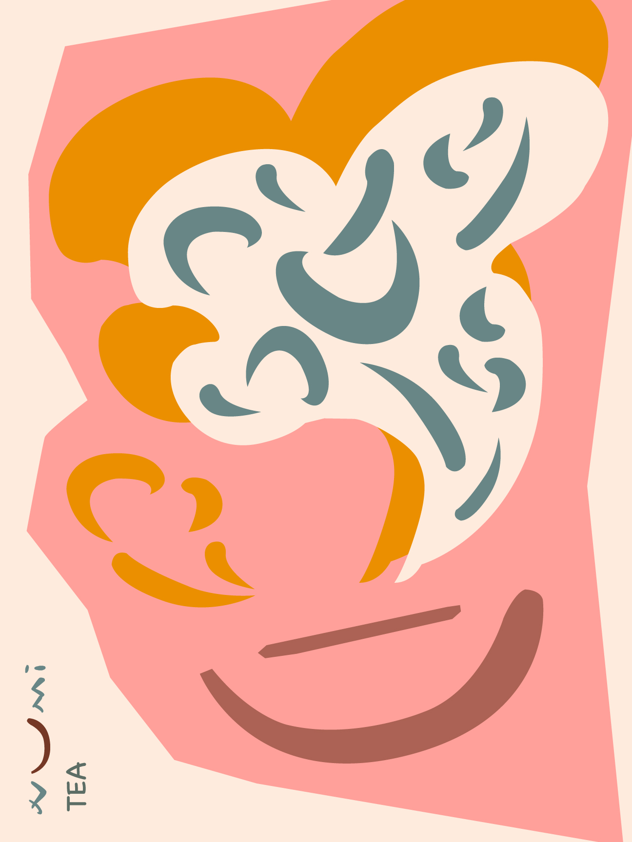Numi illustrated tea poster